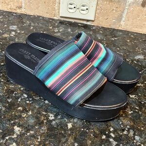 Crazy train wedges! Size 9
